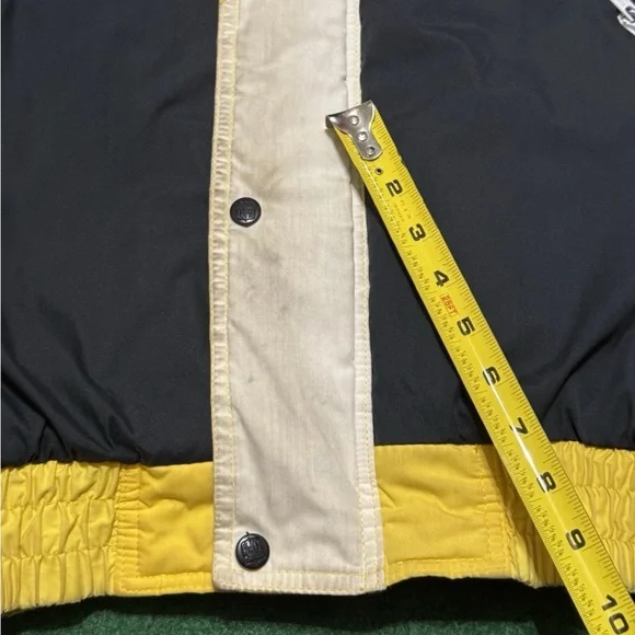 Vintage 90s Pittsburgh Steelers Pro Player Daniel Young Large Retro NFL Jacket - Picture 8 of 11